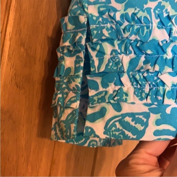 Lilly Pulitzer Marigold Mini Favors Print Skort Sz 6 - Picture 5 of 12